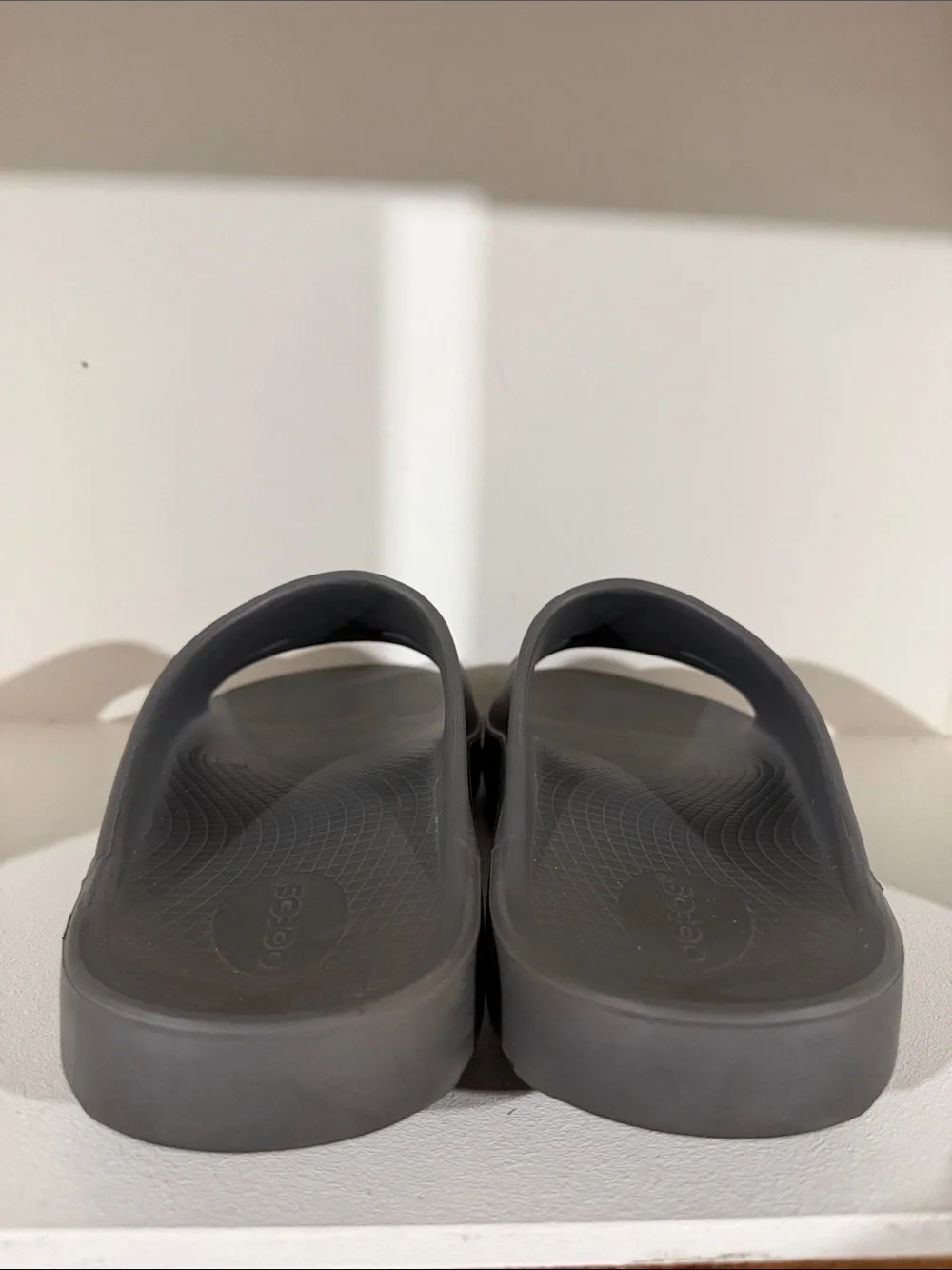 Oofos Ooahh Recovery Slides Grey Men’s Size 10 Women’s 11